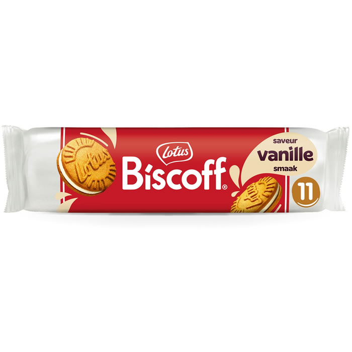 LOTUS Biscuits spéculoos fourrés à la crème vanille