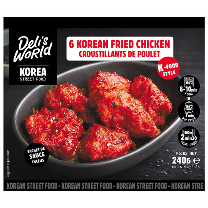 DELI'S WORLD Poulet marinés avec sauce coréenne