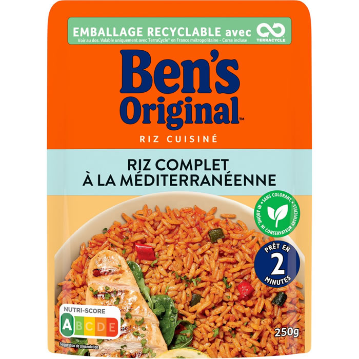 BEN'S Original Riz complet à la méditerranéenne micro-ondes