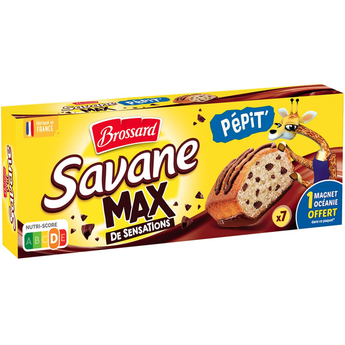 BROSSARD Savane Gâteaux aux pépites de chocolat