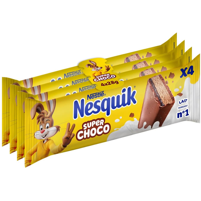 NESTLE Nesquik Barres chocolatées au lait