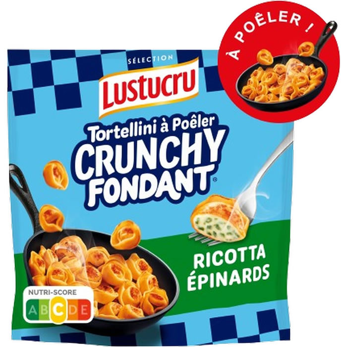 LUSTUCRU Crunchy Fondant Tortellini ricotta, épinards à poêler