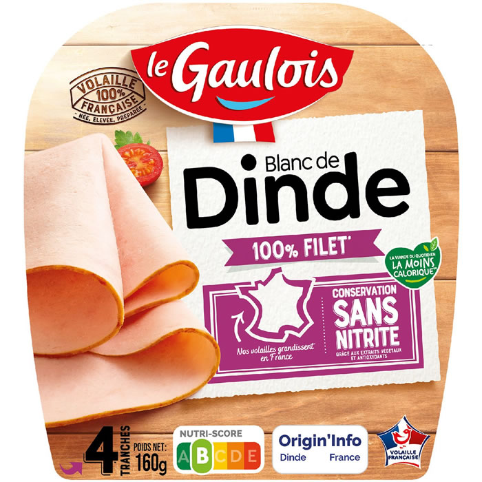 LE GAULOIS Blanc de dinde sans nitrite