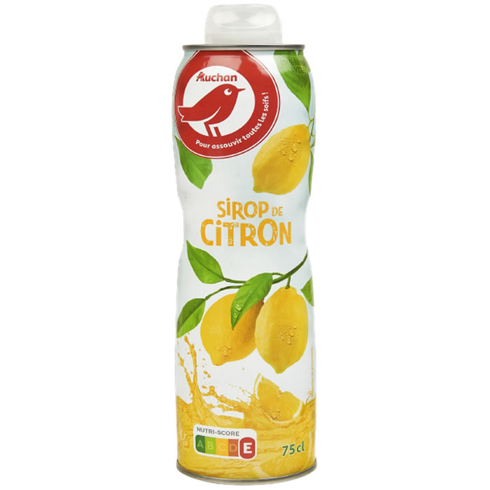 AUCHAN Sirop de citron