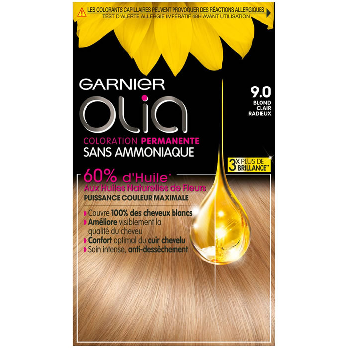 GARNIER Olia Coloration permanente blond clair radieux 9.0