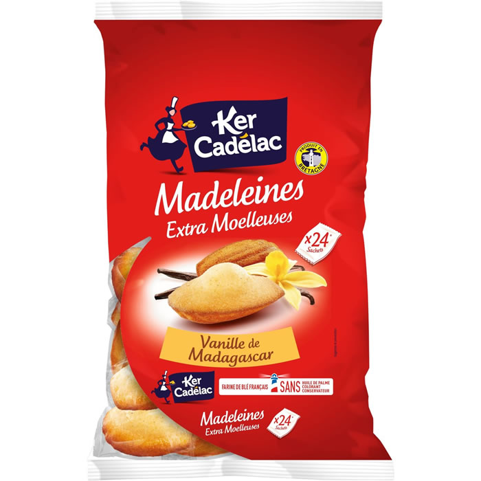 KER CADELAC Madeleines à la vanille de Magadascar