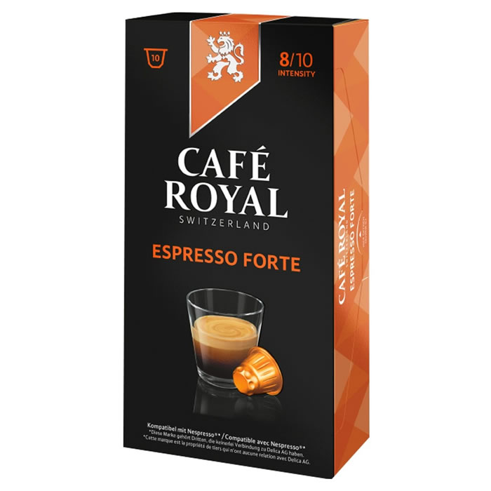 CAFE ROYAL Suisse Capsules de café espresso fort N°8