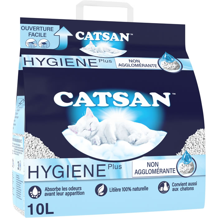 CATSAN Hygiène Plus Litière minérale pour chats non agglomérante