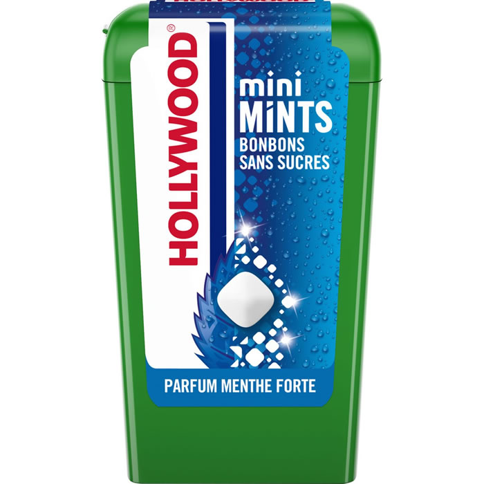 HOLLYWOOD Mini Mints Pastilles de menthe forte sans sucres