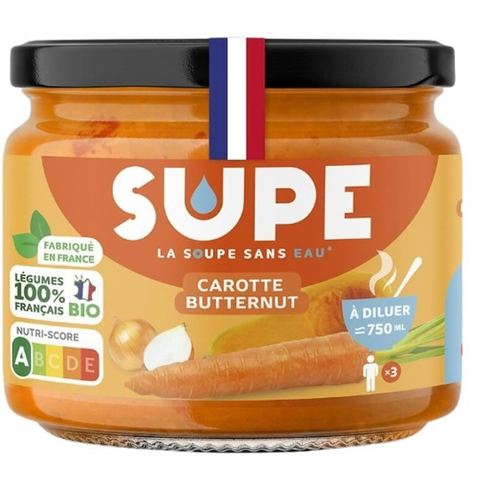 SUPE Soupe à diluer de carotte et butternut bio
