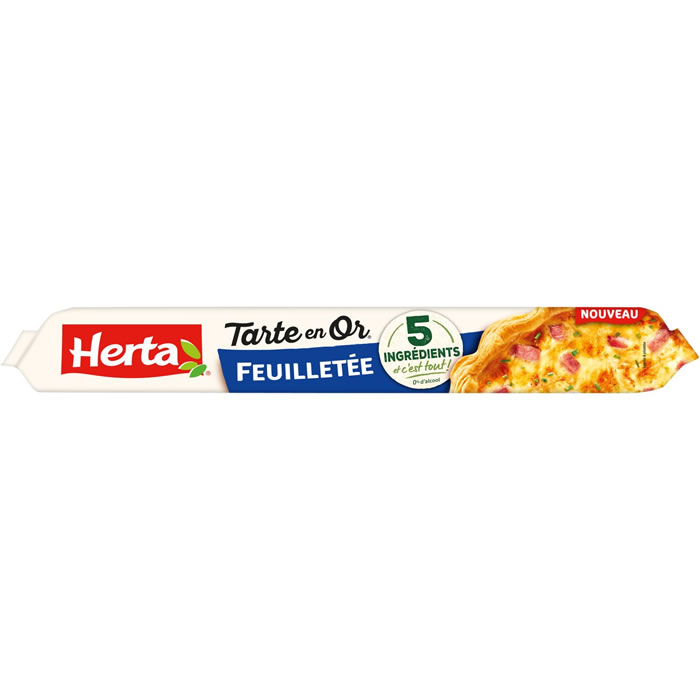 HERTA Tarte en Or Pâte feuilletée ronde