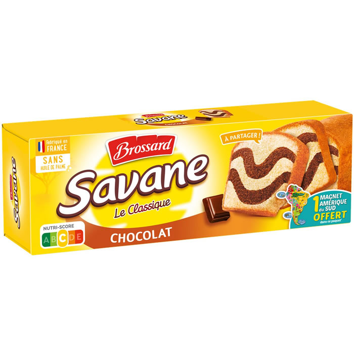 BROSSARD Savane Gâteau marbré au chocolat