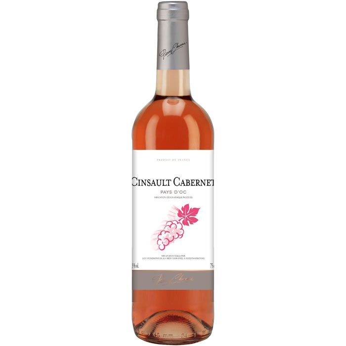 PAYS D'OC - IGP Cinsault Cabernet Vin rosé