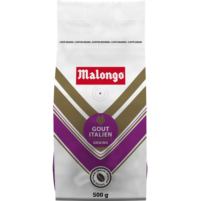 MALONGO Goût Italien Café en grains pur arabica N°6
