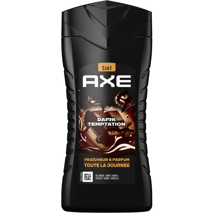 AXE Dark Temptation Gel douche homme chocolat 5 en 1