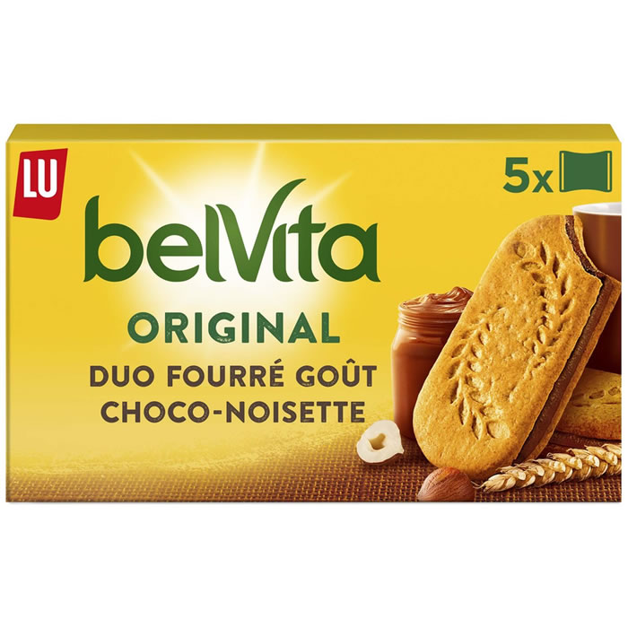 BELVITA Biscuits fourrés au chocolat et noisettes
