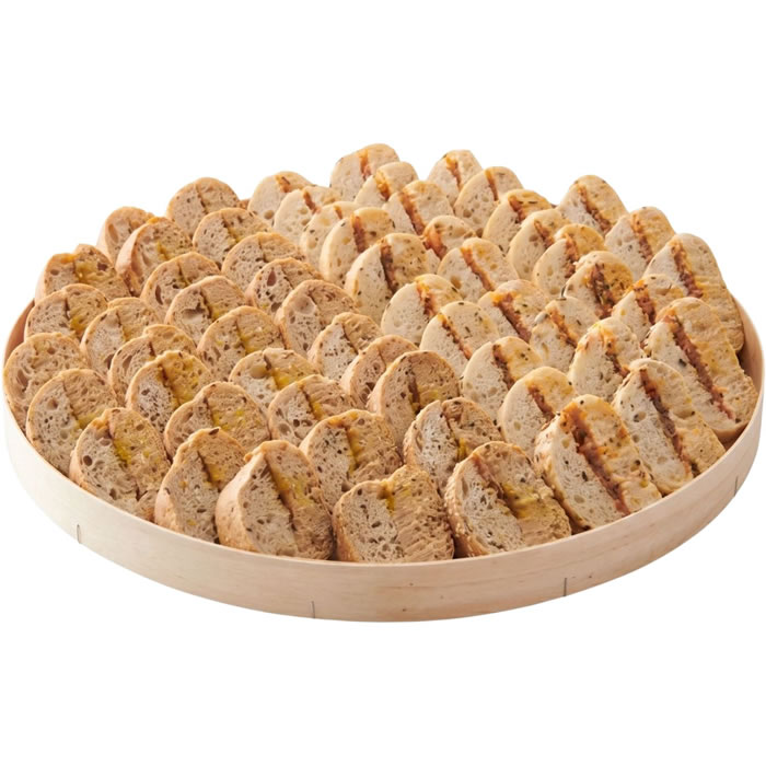 FLUNCH Traiteur Assortiment de mini pain garnis au canard figues et saumon