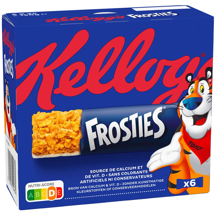 KELLOGG'S Frosties Barres céréalières au lait