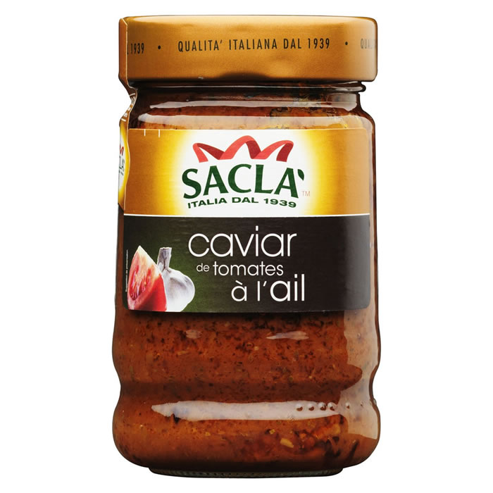SACLA Sauce caviar de tomates à l'ail