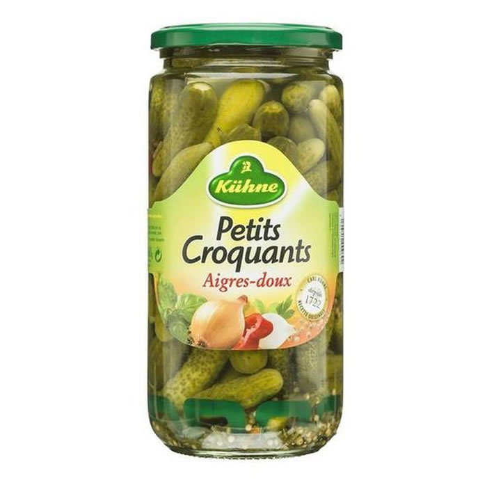AUCHAN Petits Cornichons croquants Aigres-doux