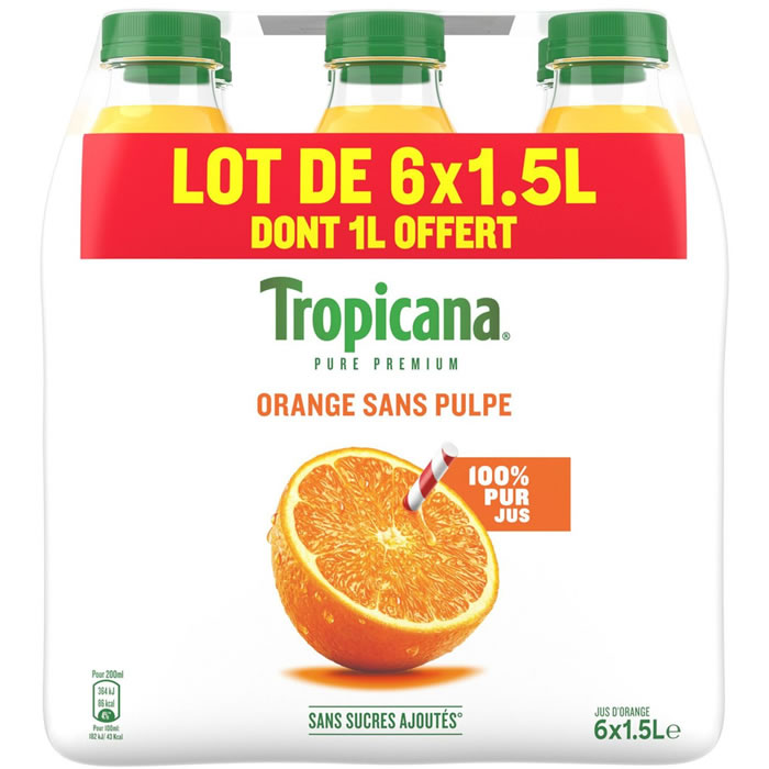TROPICANA Pure Premium Jus d'orange sans pulpe