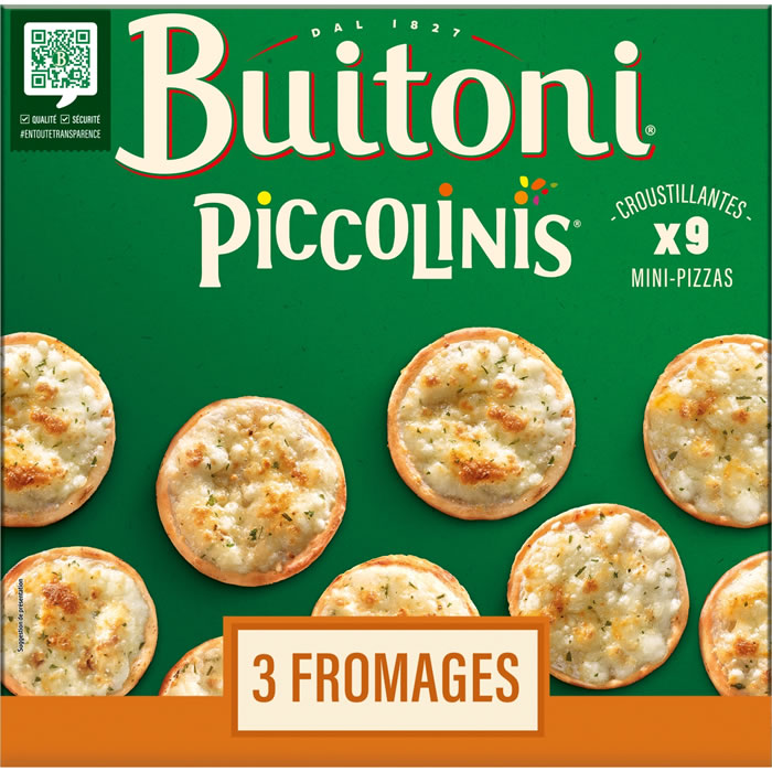 BUITONI Piccolinis Pizza 3 fromages