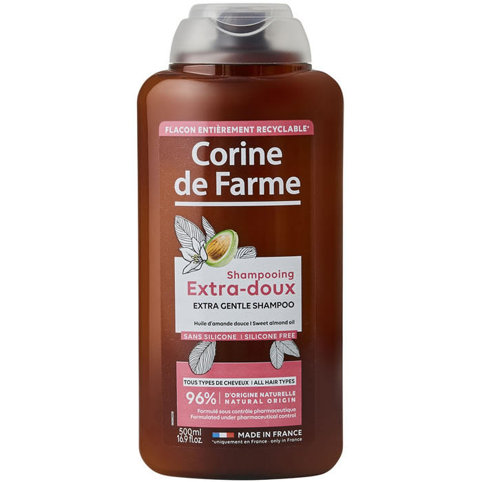 CORINE DE FARME Shampoing extra-doux à l'huile d'amande douce
