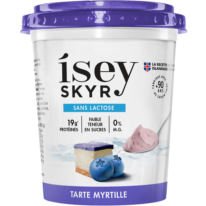 ISEY Skyr façon tarte à la myrtille