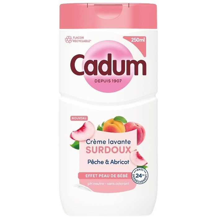 CADUM Surdoux Crème douche à la pêche et à l'abricot