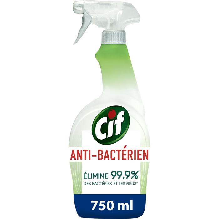 CIF Nettoyant spray multi-usages anti-bactérien