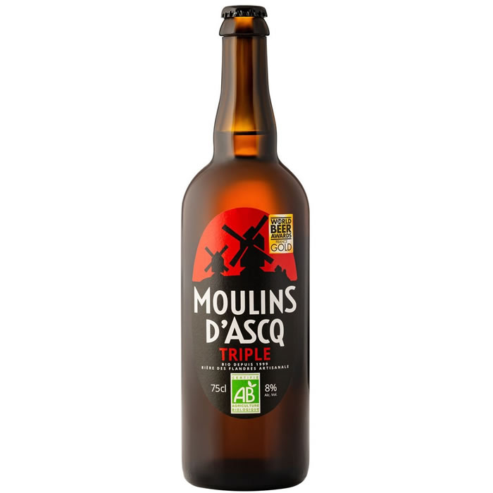 MOULINS D'ASCQ Nord Bière blonde triple bio