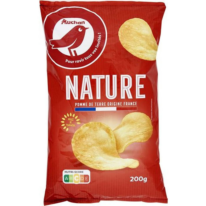 AUCHAN Chips nature