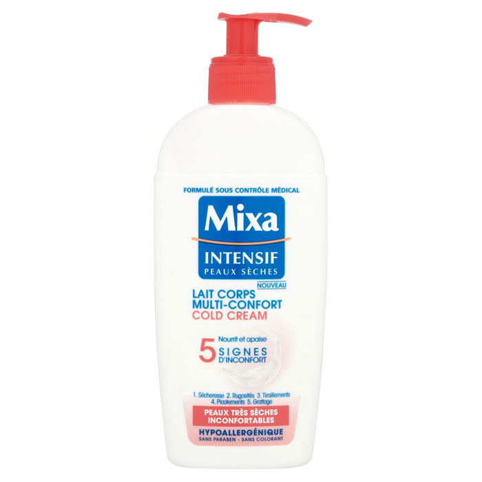 MIXA Intensif Peaux Sèches Lait Corps Multi-confort Cold Cream