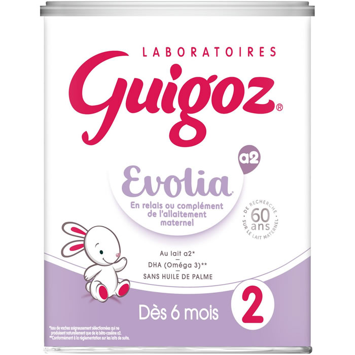 GUIGOZ Evolia Lait 2ème âge en poudre 6/12 mois