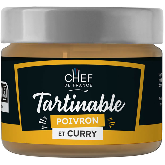 CHEF DE FRANCE Tartinable de poivron et curry