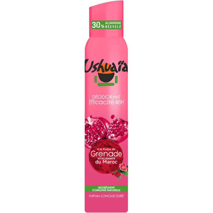 USHUAIA Déodorant spray à la grenade 48h