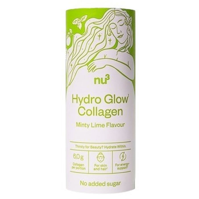 NU3 Hydro Glow Boisson au collagène saveur citron vert et menthe