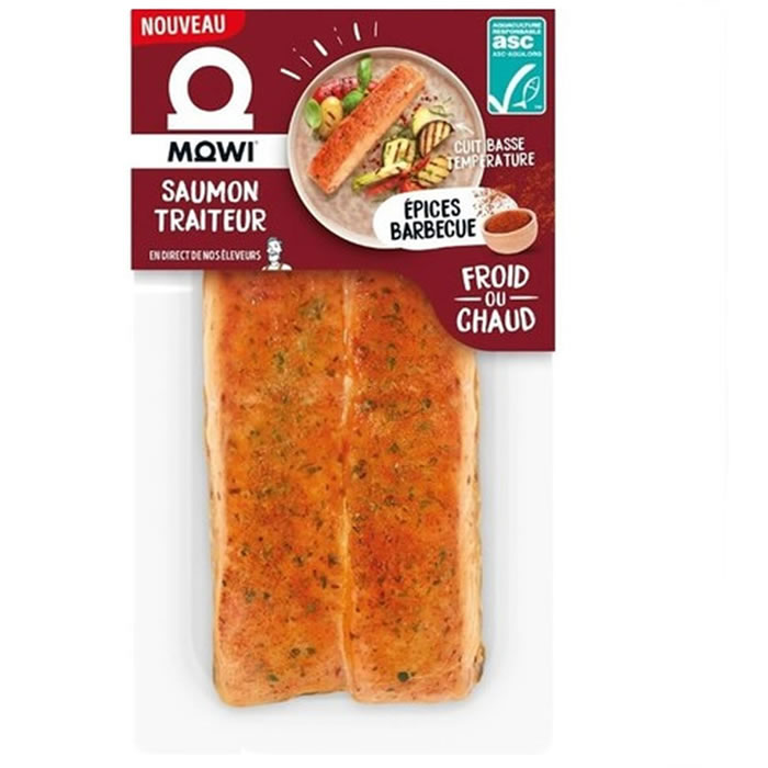 MOWI Pavés de saumon aux épices saveur barbecue