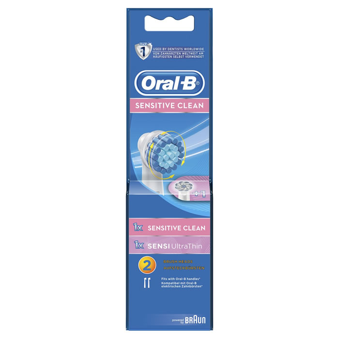 ORAL-B Sensitive Clean Recharges pour brosse à dents électrique