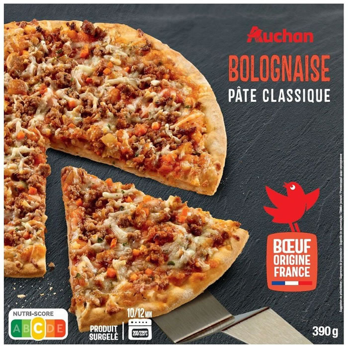 AUCHAN Pizza bolognaise