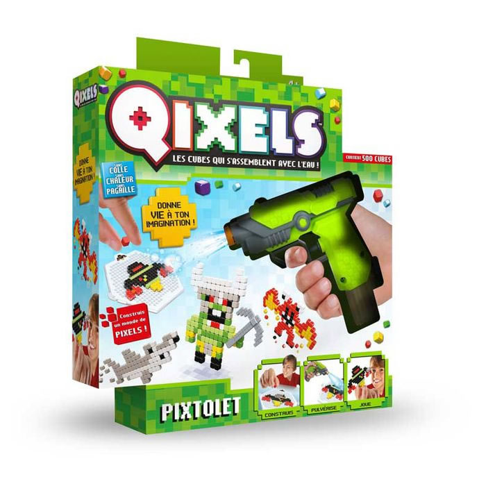 ASMODEE Qixels Kit création Fuse Blaster