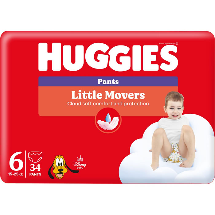HUGGIES Little Movers Couches-culottes taille 6 (15-25kg)
