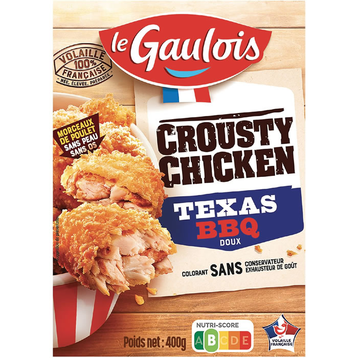 LE GAULOIS Crousty Chicken Aiguillettes de poulet panées au barbecue