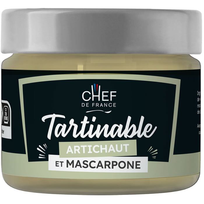 CHEF DE FRANCE Tartinable d'artichaut et mascarpone