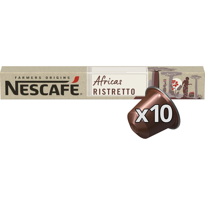 NESCAFE Farmers Origins Capsules de café ristretto d'Afrique N°10