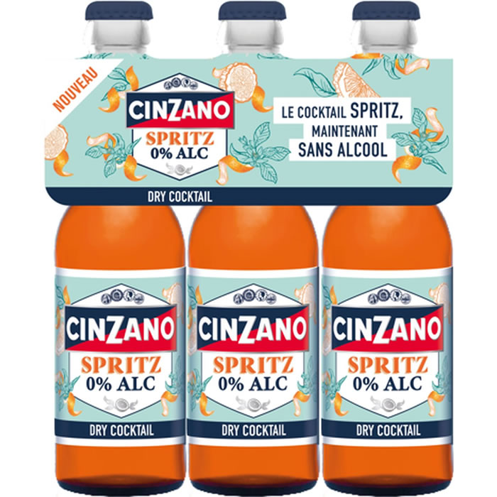 CINZANO Boisson gazeuse au spritz sans alcool