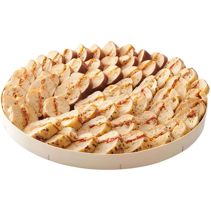 FLUNCH Traiteur Assortiment de mini pain garnis au saumon et au thon
