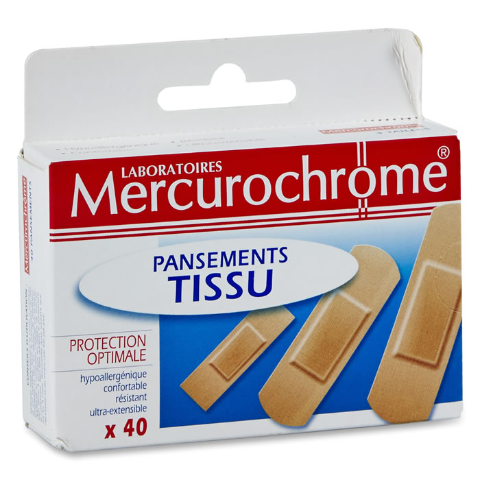 MERCUROCHROME Pansements Tissu