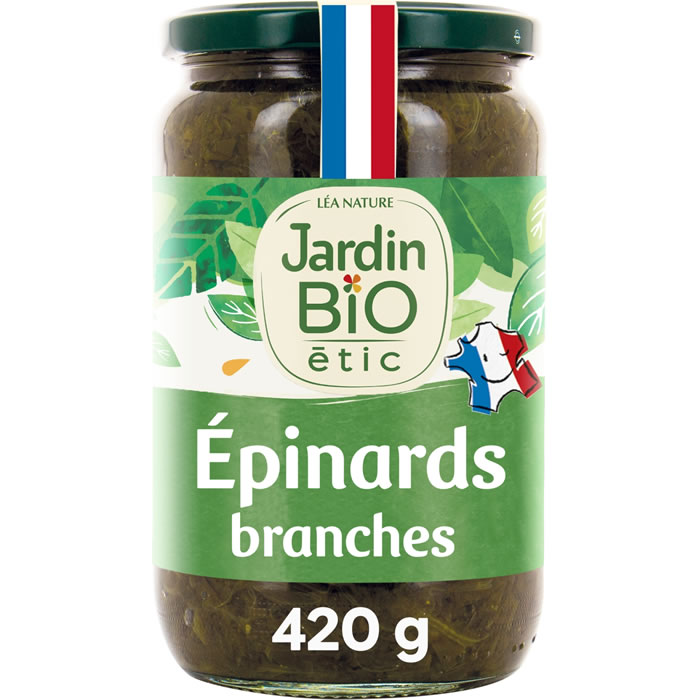 JARDIN BIO Étic Epinards en branches bio