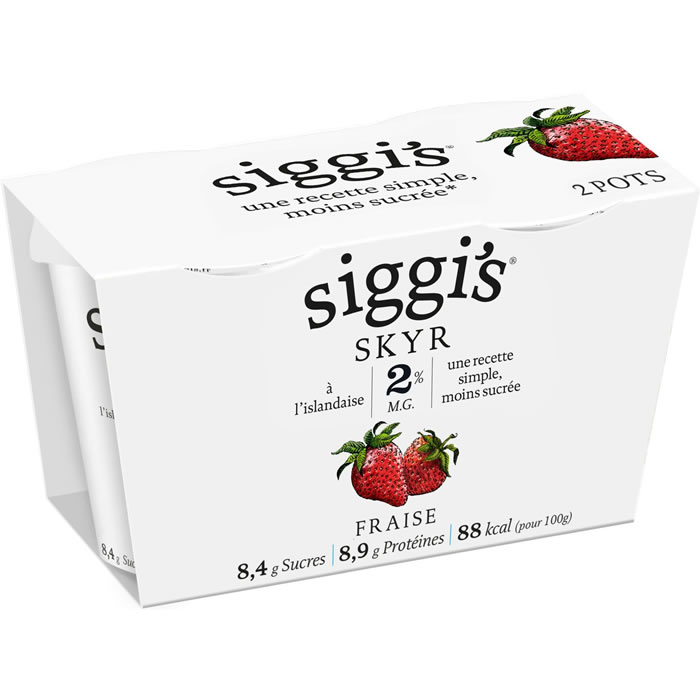 SIGGI'S Skyr à la fraise 2% M.G